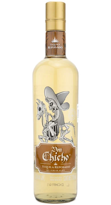 Bottle of Don Chicho Tequila Reposado