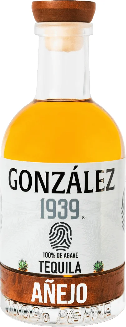 Bottle of González 1939 Tequila Añejo