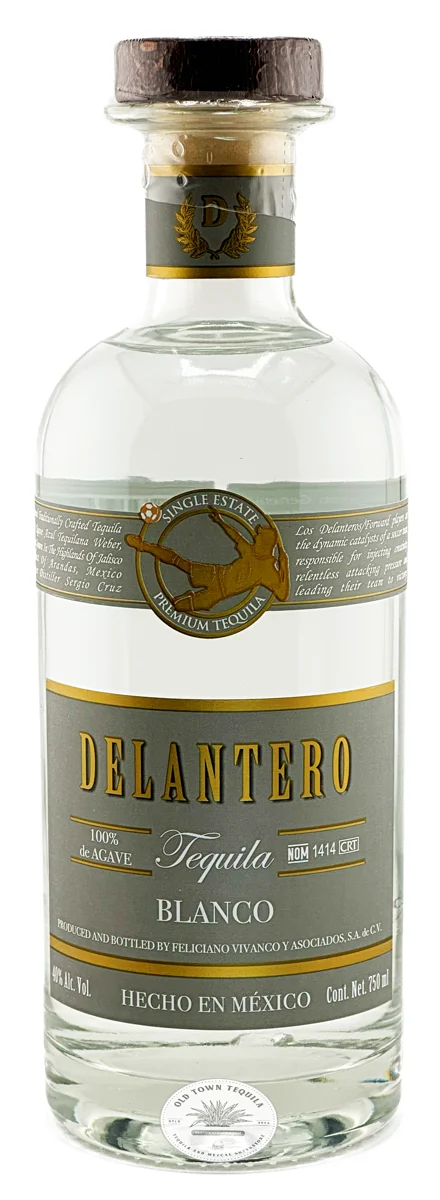 Bottle of Delantero Tequila Blanco