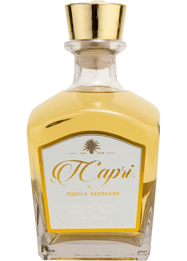 Bottle of TCapri Tequila Reposado