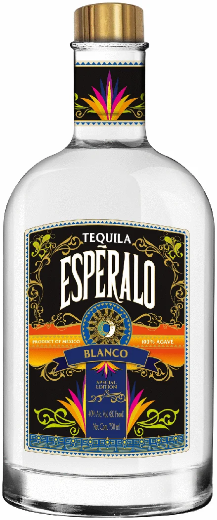 Bottle of Espéralo Tequila Blanco