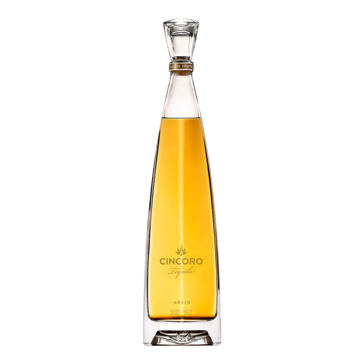 Bottle of Cincoro Tequila Añejo